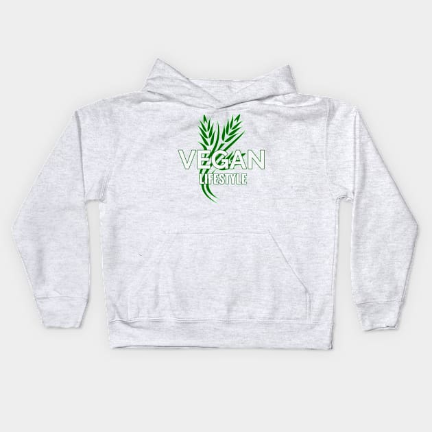 Vegan Kids Hoodie by Redroomedia